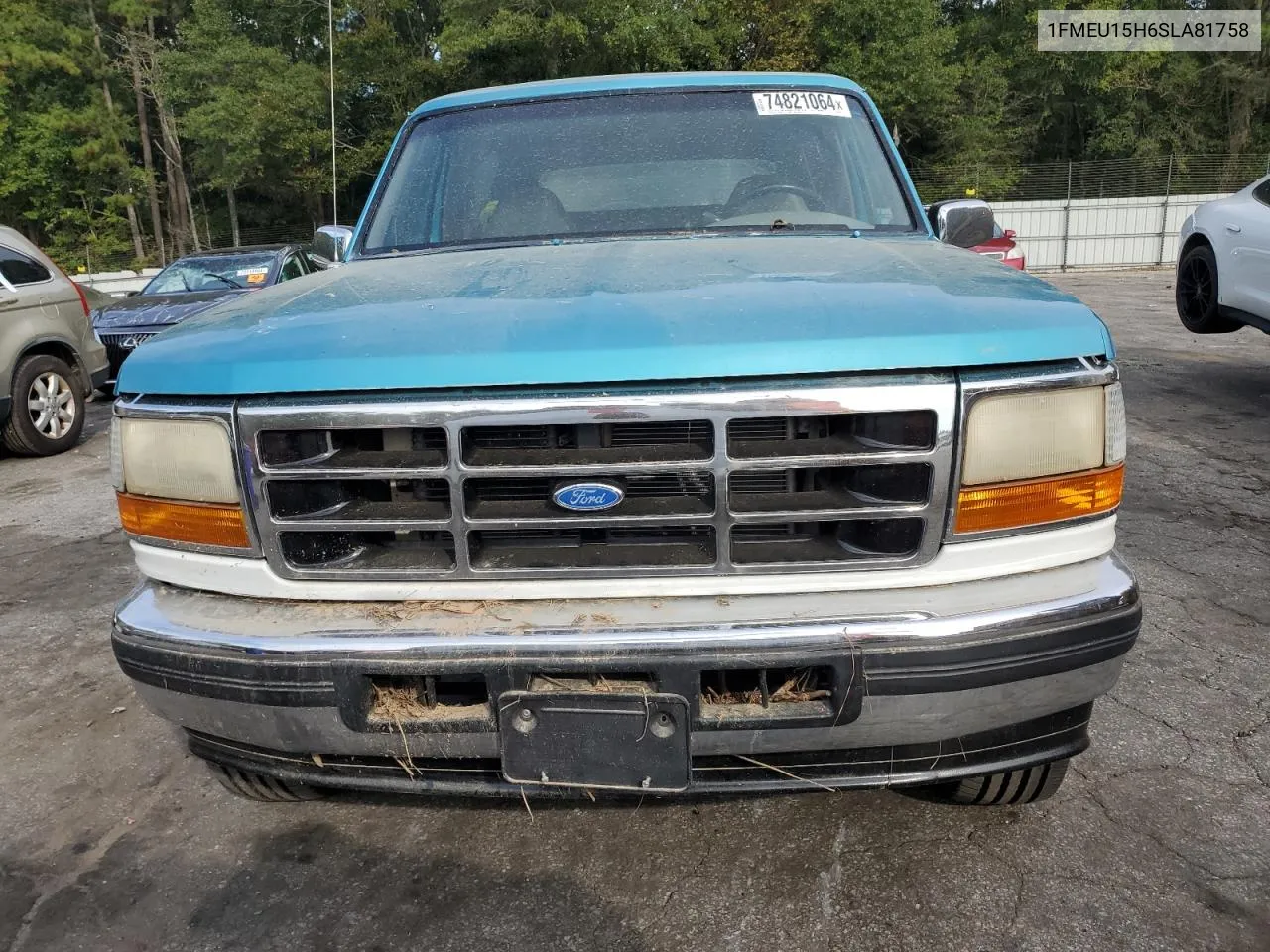 1995 Ford Bronco U100 VIN: 1FMEU15H6SLA81758 Lot: 74821064