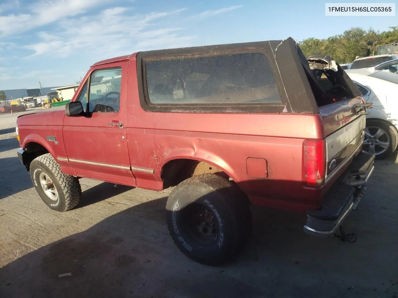 1995 Ford Bronco U100 VIN: 1FMEU15H6SLC05365 Lot: 76349024