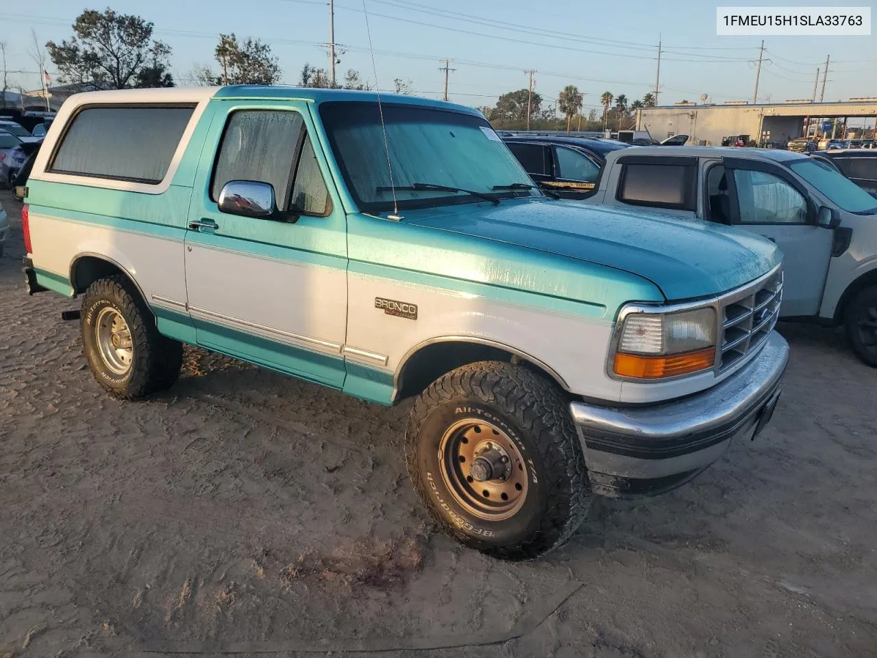 1995 Ford Bronco U100 VIN: 1FMEU15H1SLA33763 Lot: 77435904