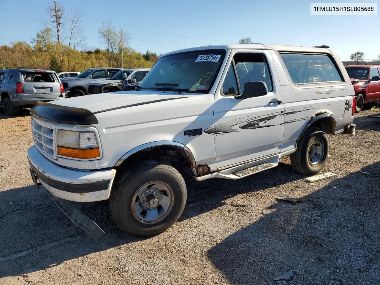 1995 Ford Bronco U100 VIN: 1FMEU15H1SLB05688 Lot: 79738794