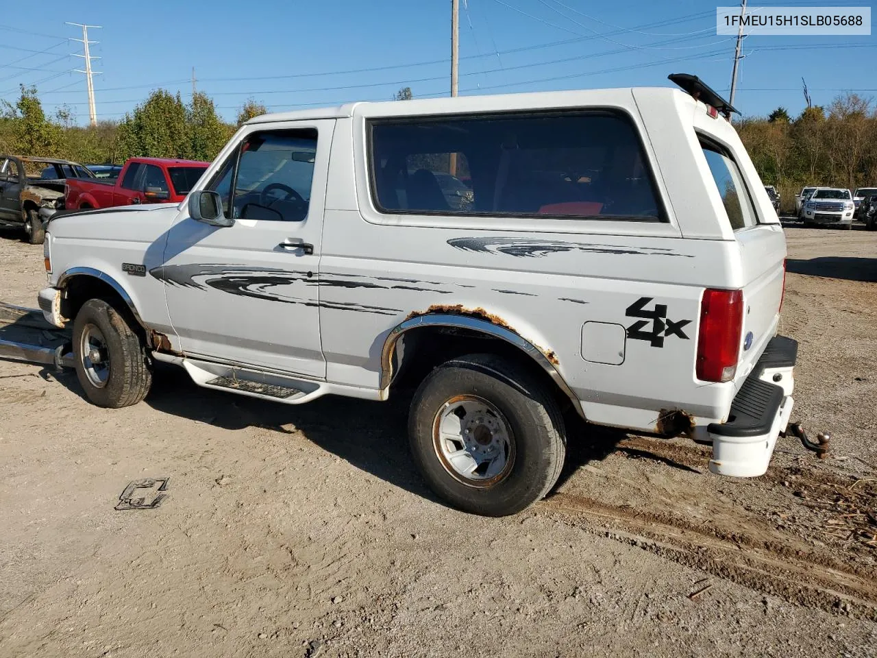 1995 Ford Bronco U100 VIN: 1FMEU15H1SLB05688 Lot: 79738794