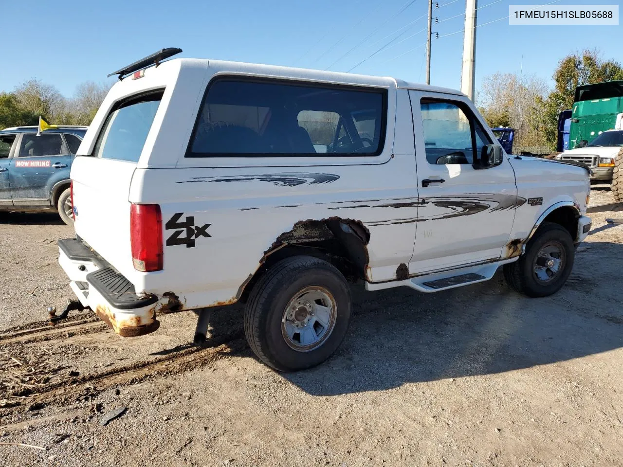 1995 Ford Bronco U100 VIN: 1FMEU15H1SLB05688 Lot: 79738794