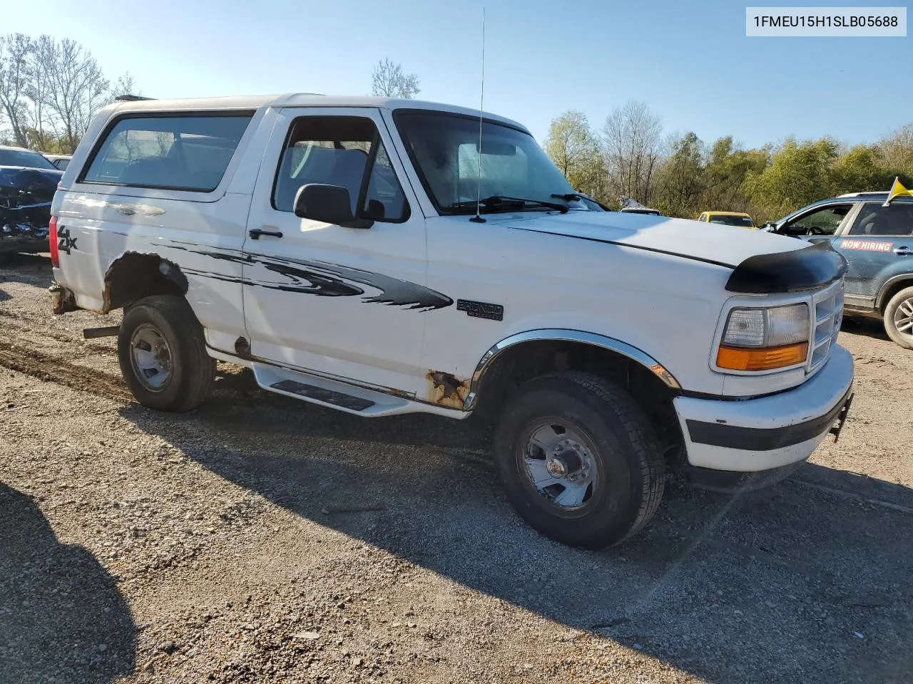 1995 Ford Bronco U100 VIN: 1FMEU15H1SLB05688 Lot: 79738794