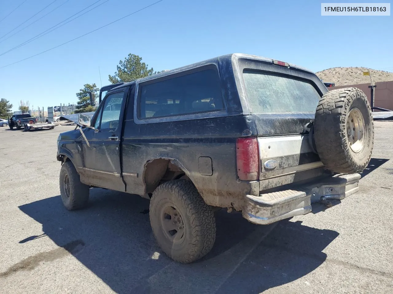 1996 Ford Bronco U100 VIN: 1FMEU15H6TLB18163 Lot: 51802494