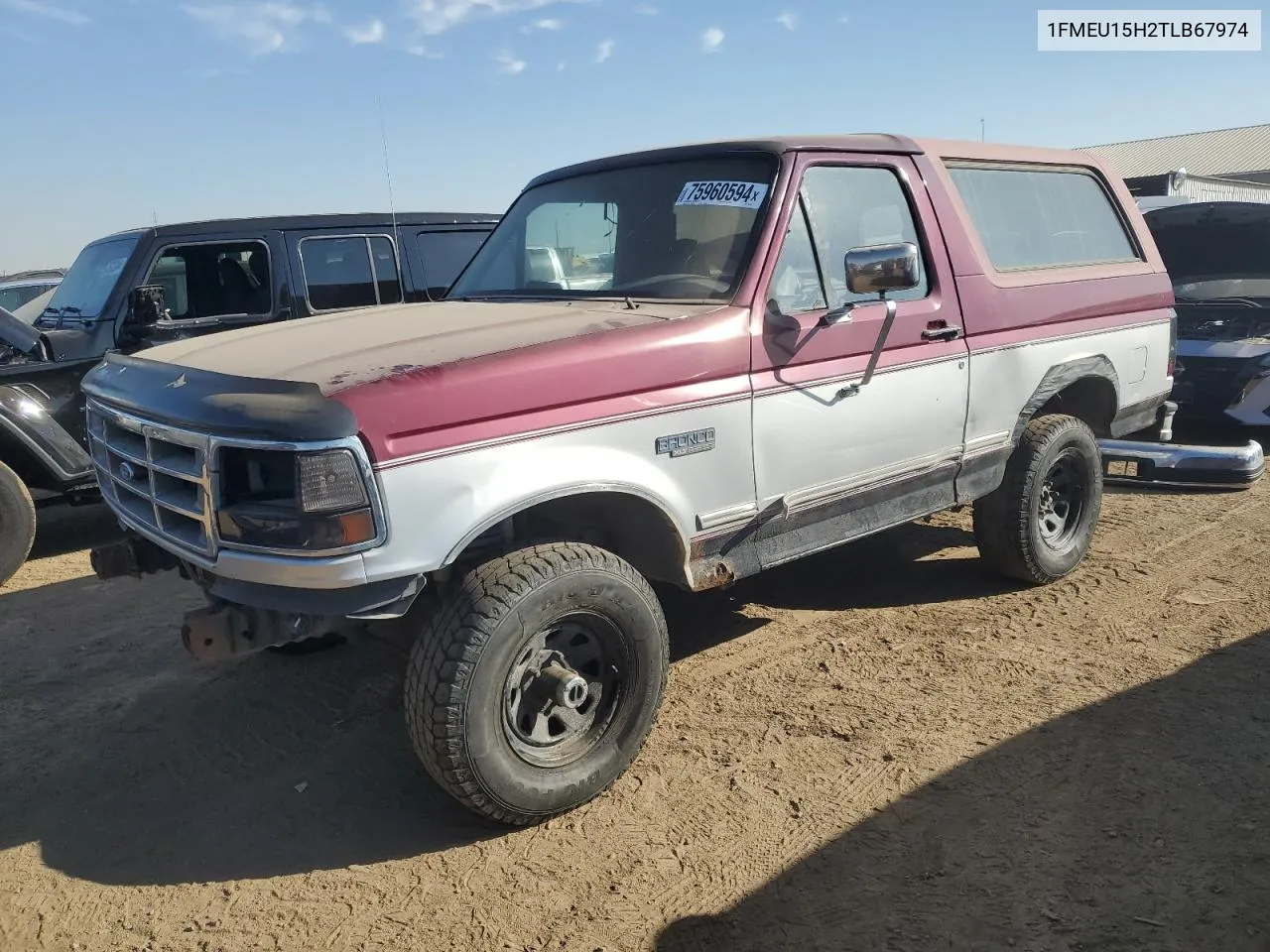 1FMEU15H2TLB67974 1996 Ford Bronco U100