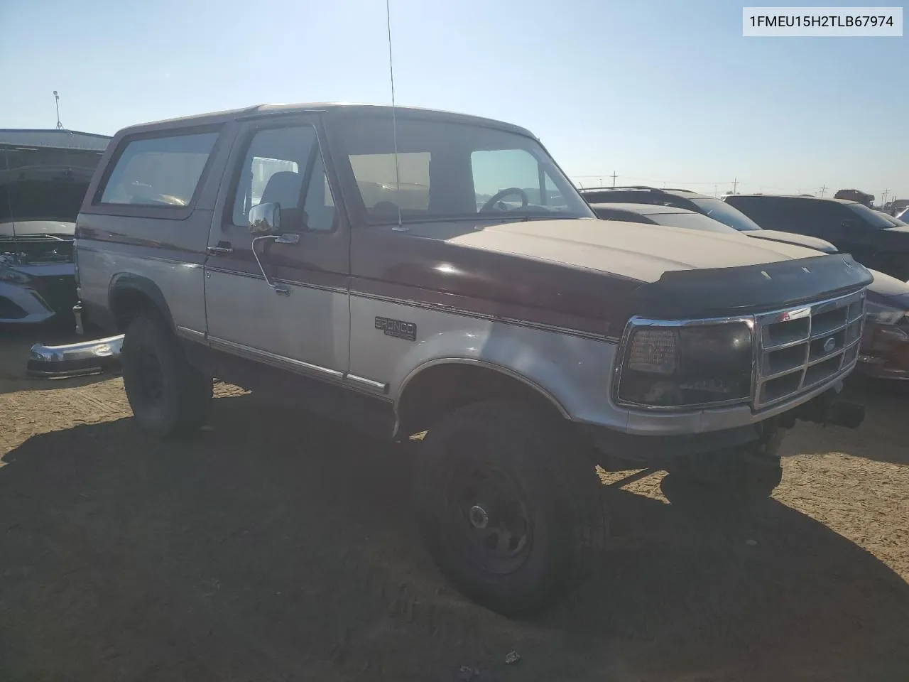 1996 Ford Bronco U100 VIN: 1FMEU15H2TLB67974 Lot: 75960594