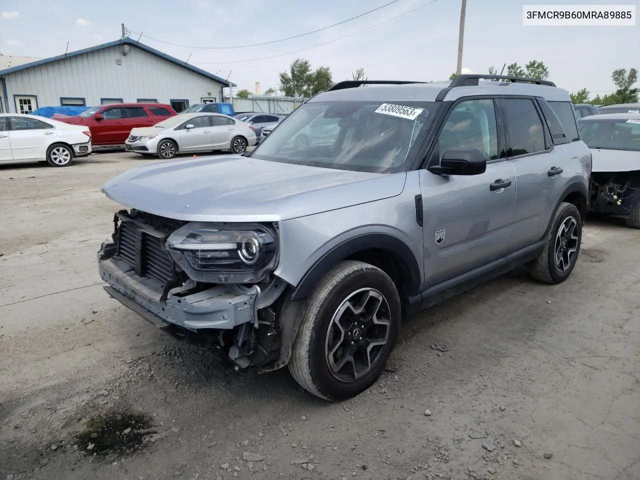 2021 Ford Bronco Sport Big Bend VIN: 3FMCR9B60MRA89885 Lot: 53809563