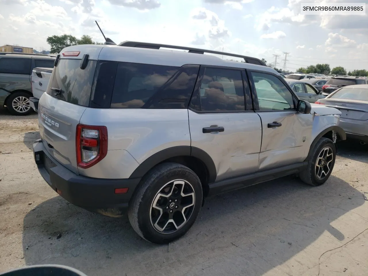 2021 Ford Bronco Sport Big Bend VIN: 3FMCR9B60MRA89885 Lot: 53809563