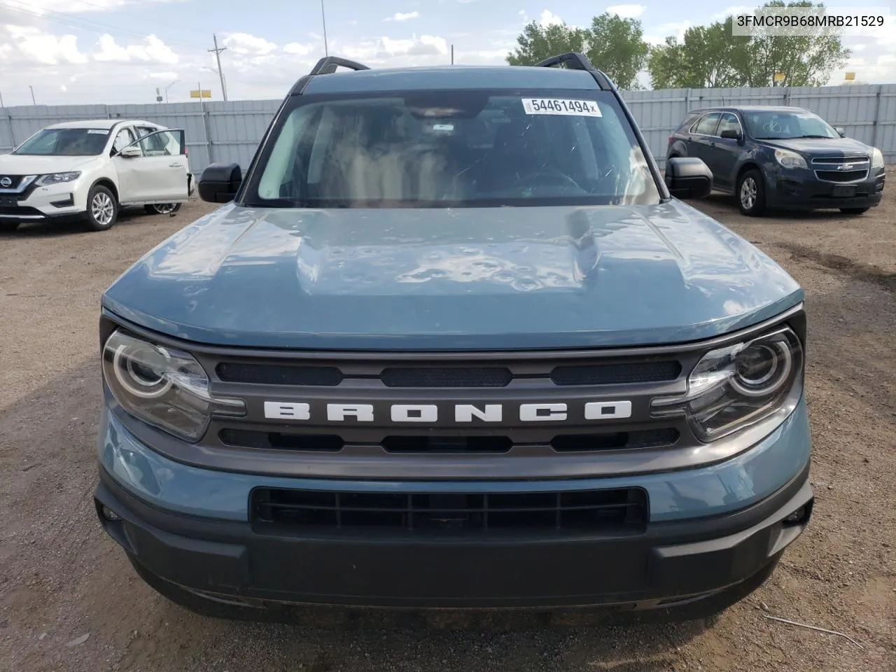 2021 Ford Bronco Sport Big Bend VIN: 3FMCR9B68MRB21529 Lot: 54461494