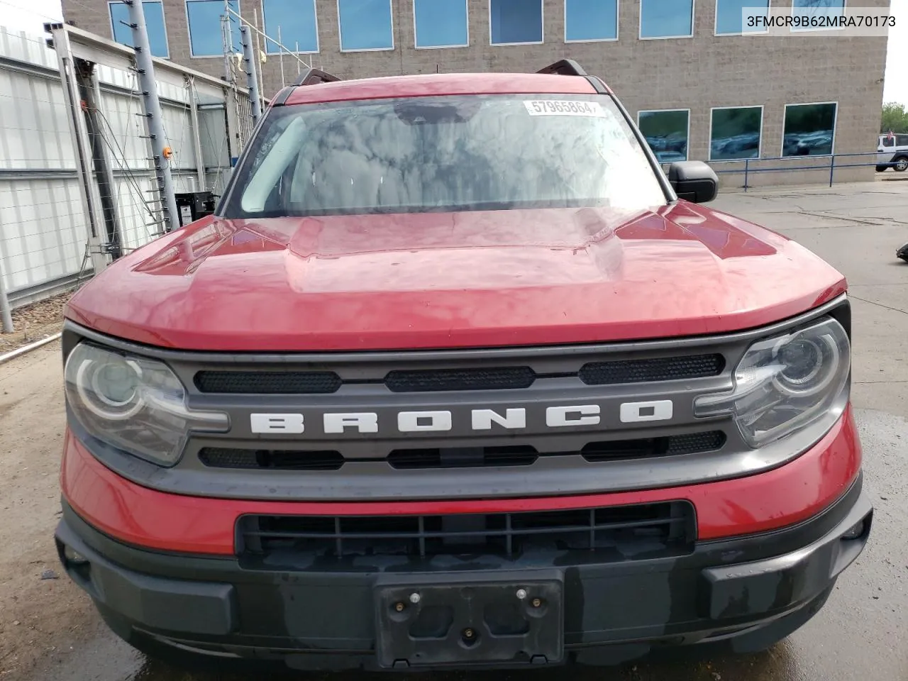 2021 Ford Bronco Sport Big Bend VIN: 3FMCR9B62MRA70173 Lot: 57965864