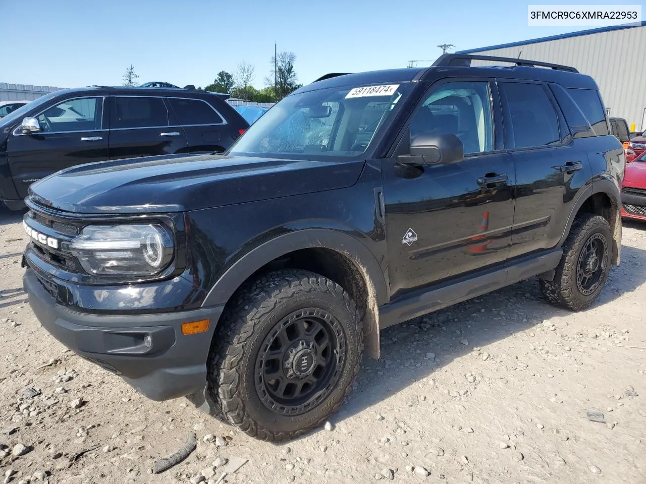 2021 Ford Bronco Sport Outer Banks VIN: 3FMCR9C6XMRA22953 Lot: 59118474