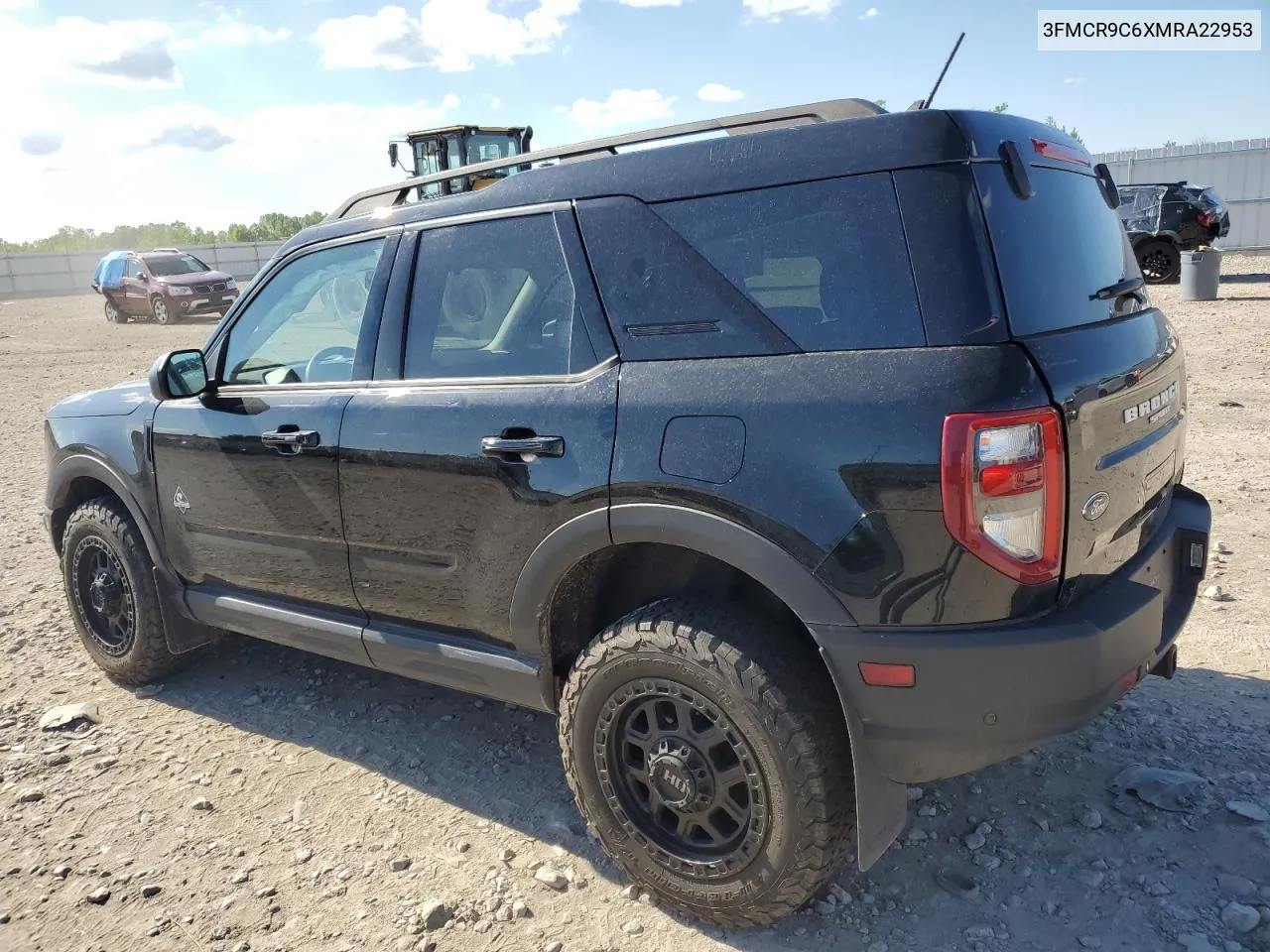 3FMCR9C6XMRA22953 2021 Ford Bronco Sport Outer Banks