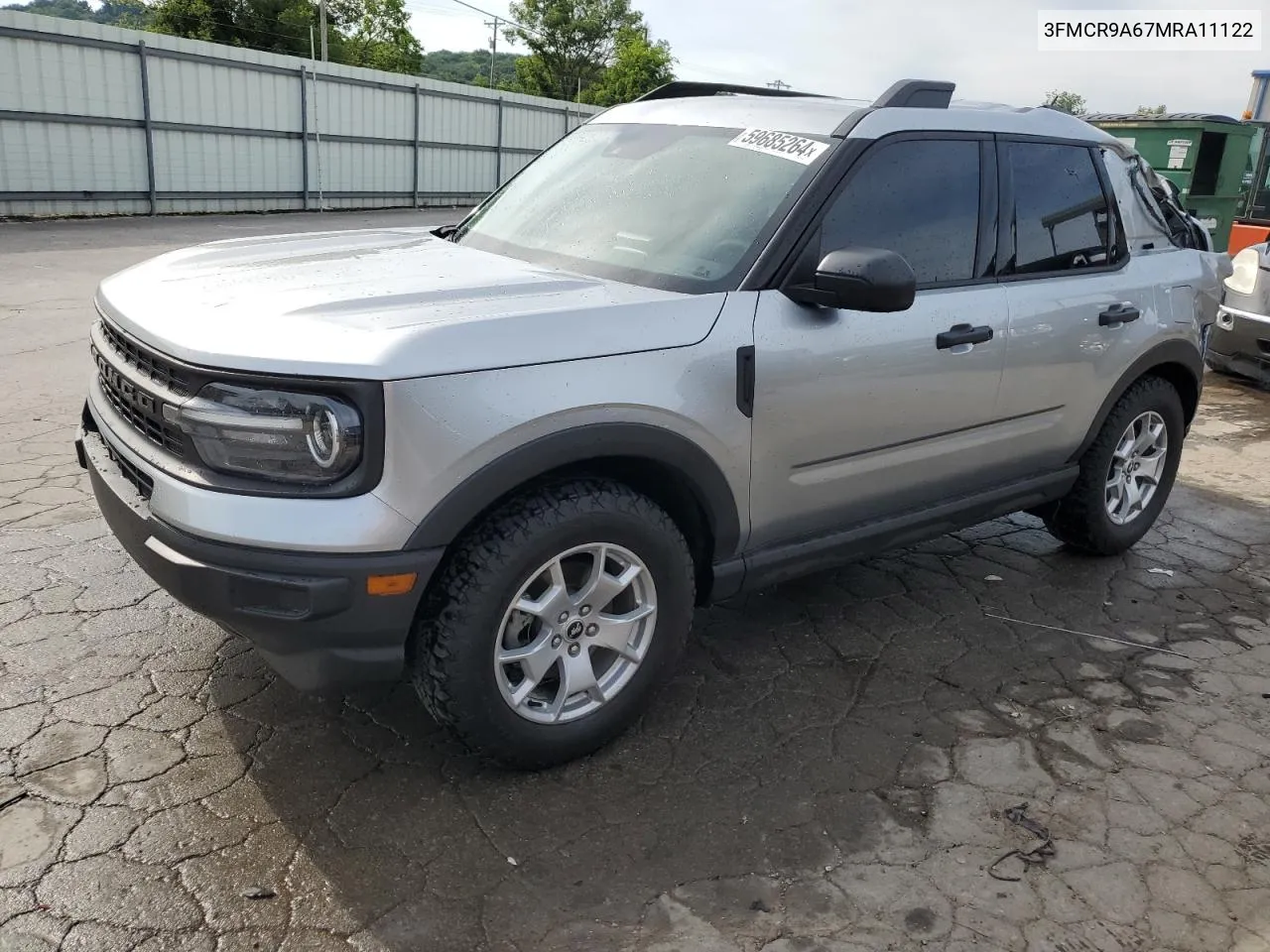 2021 Ford Bronco Sport VIN: 3FMCR9A67MRA11122 Lot: 59685264