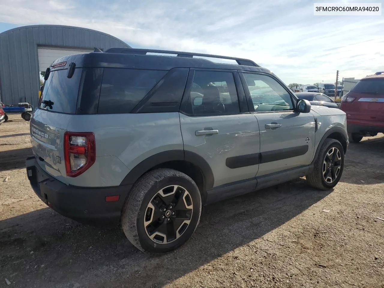 3FMCR9C60MRA94020 2021 Ford Bronco Sport Outer Banks