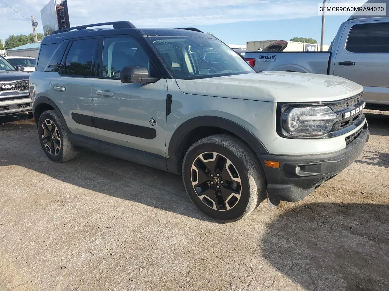 3FMCR9C60MRA94020 2021 Ford Bronco Sport Outer Banks