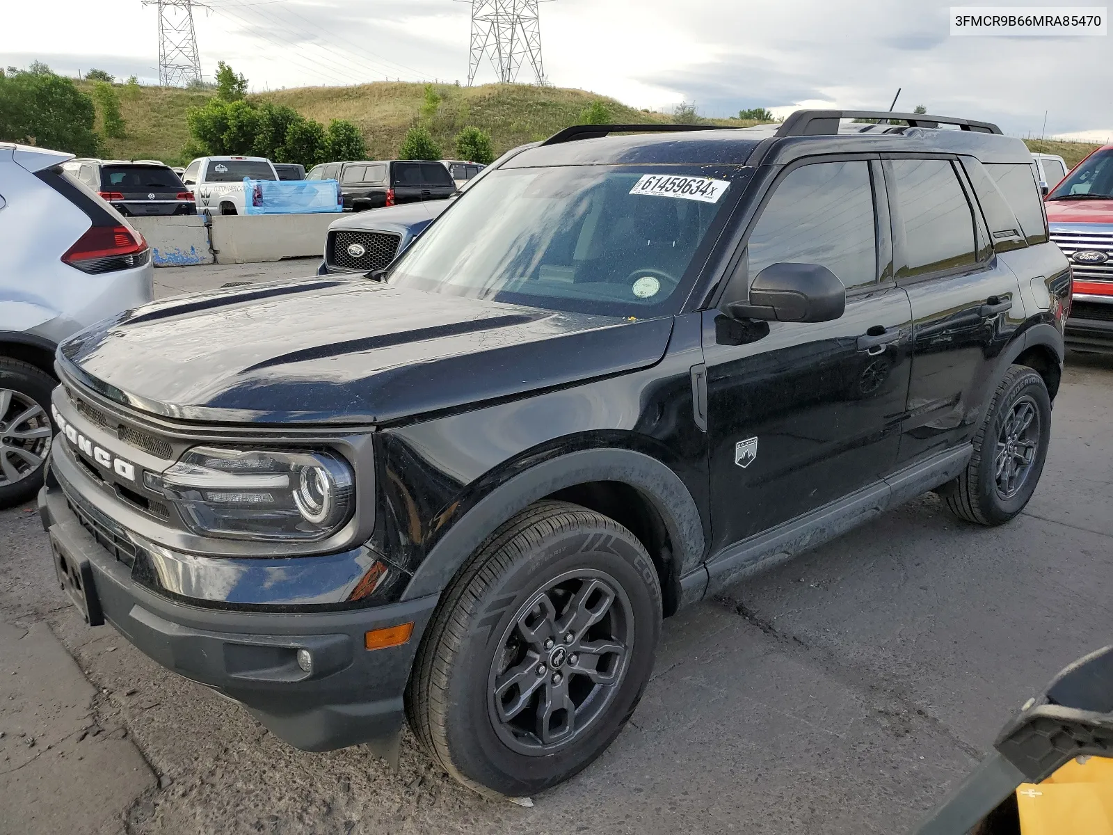 2021 Ford Bronco Sport Big Bend VIN: 3FMCR9B66MRA85470 Lot: 61459634