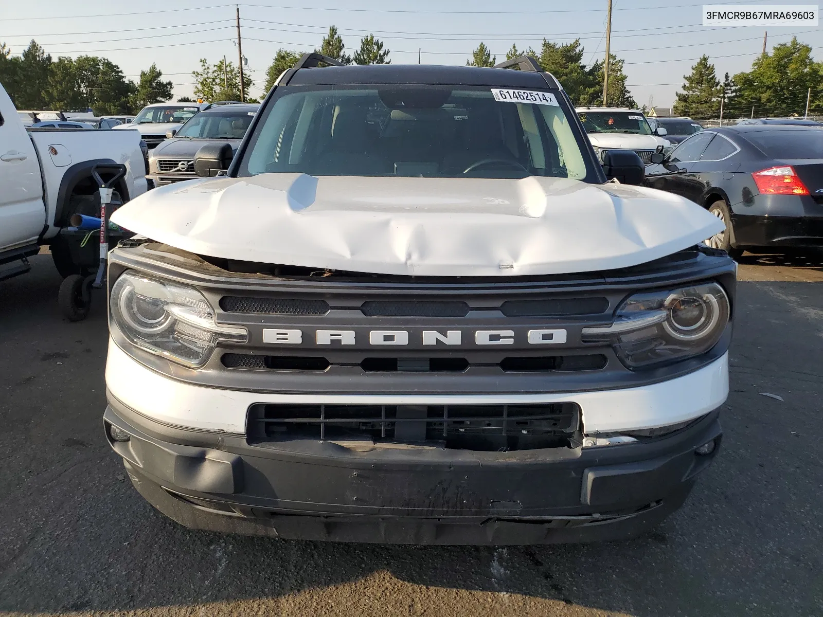 2021 Ford Bronco Sport Big Bend VIN: 3FMCR9B67MRA69603 Lot: 61462514