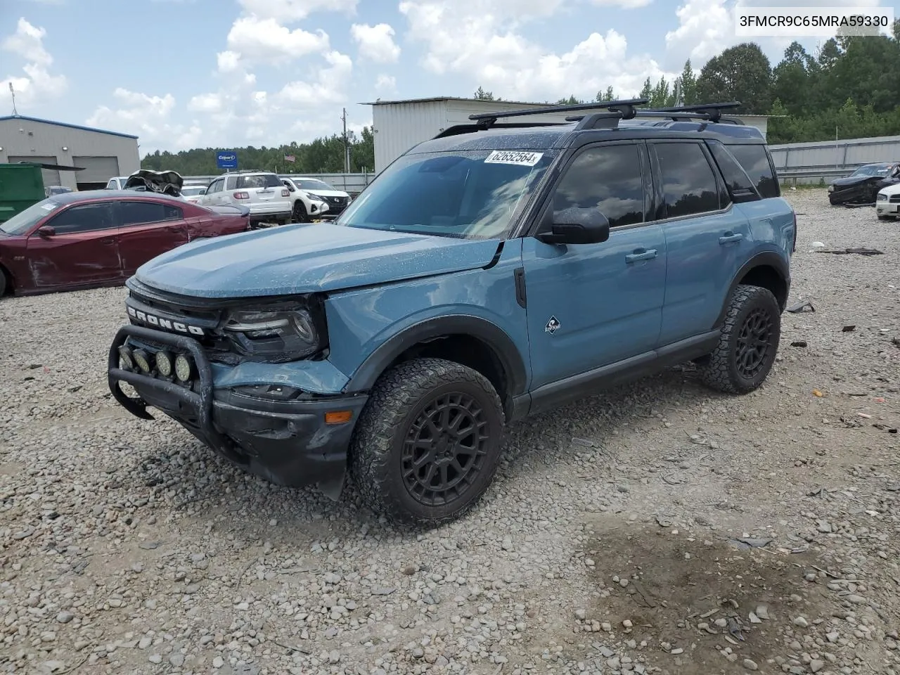 2021 Ford Bronco Sport Outer Banks VIN: 3FMCR9C65MRA59330 Lot: 62652564