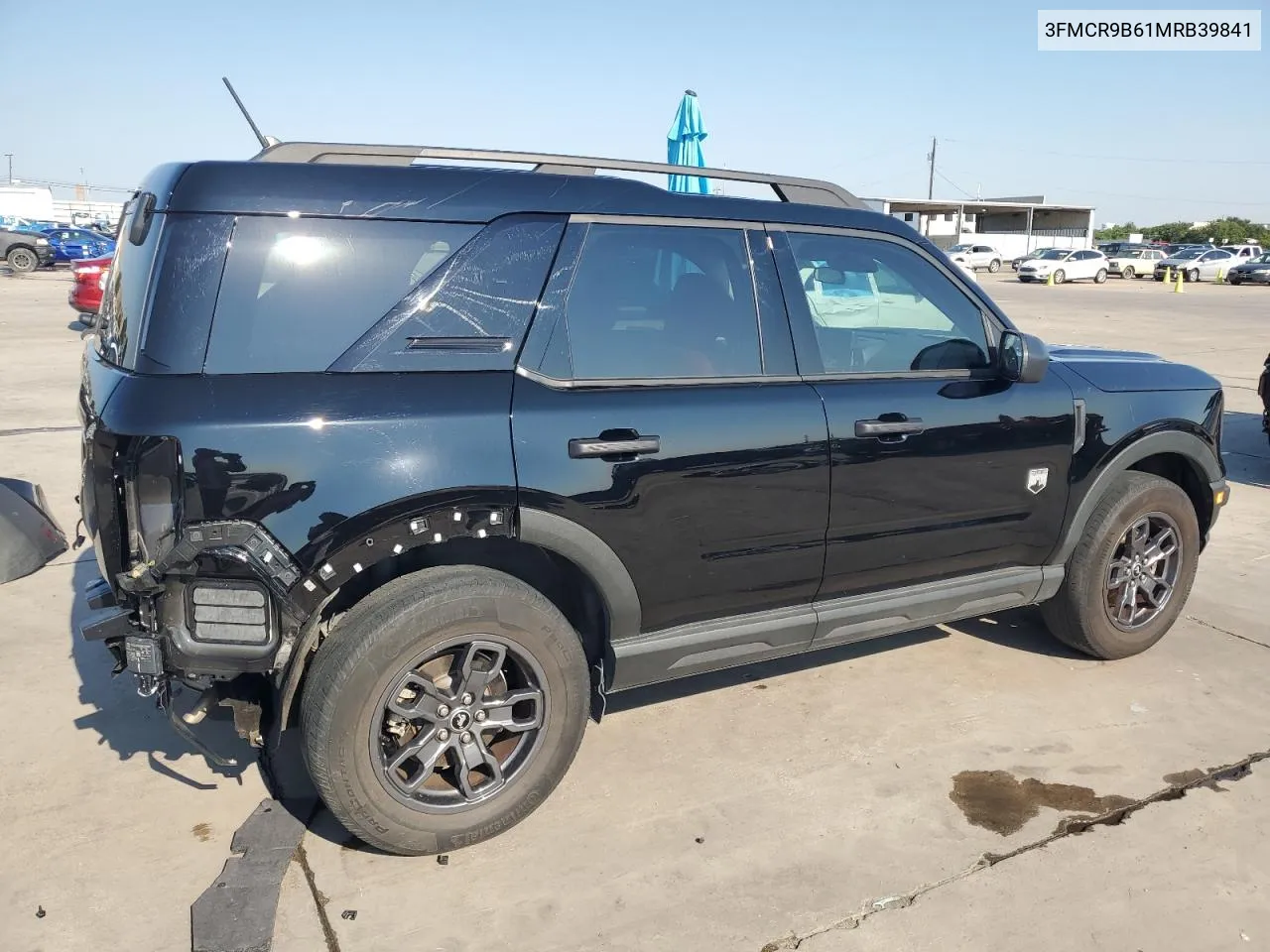 2021 Ford Bronco Sport Big Bend VIN: 3FMCR9B61MRB39841 Lot: 62662014