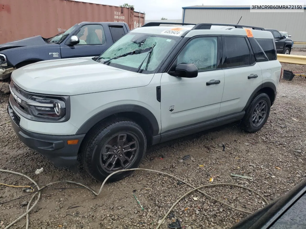 2021 Ford Bronco Sport Big Bend VIN: 3FMCR9B60MRA72150 Lot: 63526424