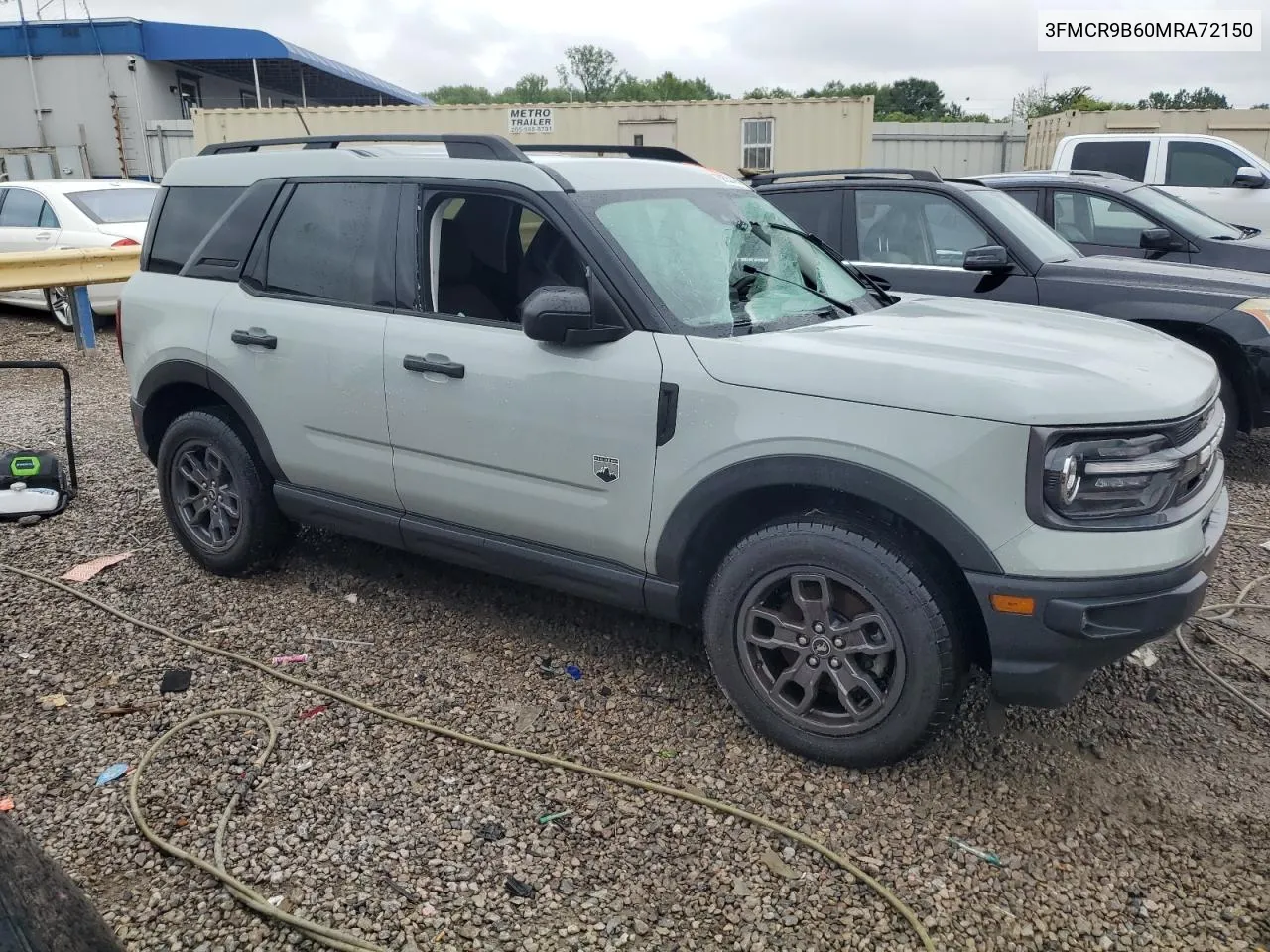 2021 Ford Bronco Sport Big Bend VIN: 3FMCR9B60MRA72150 Lot: 63526424