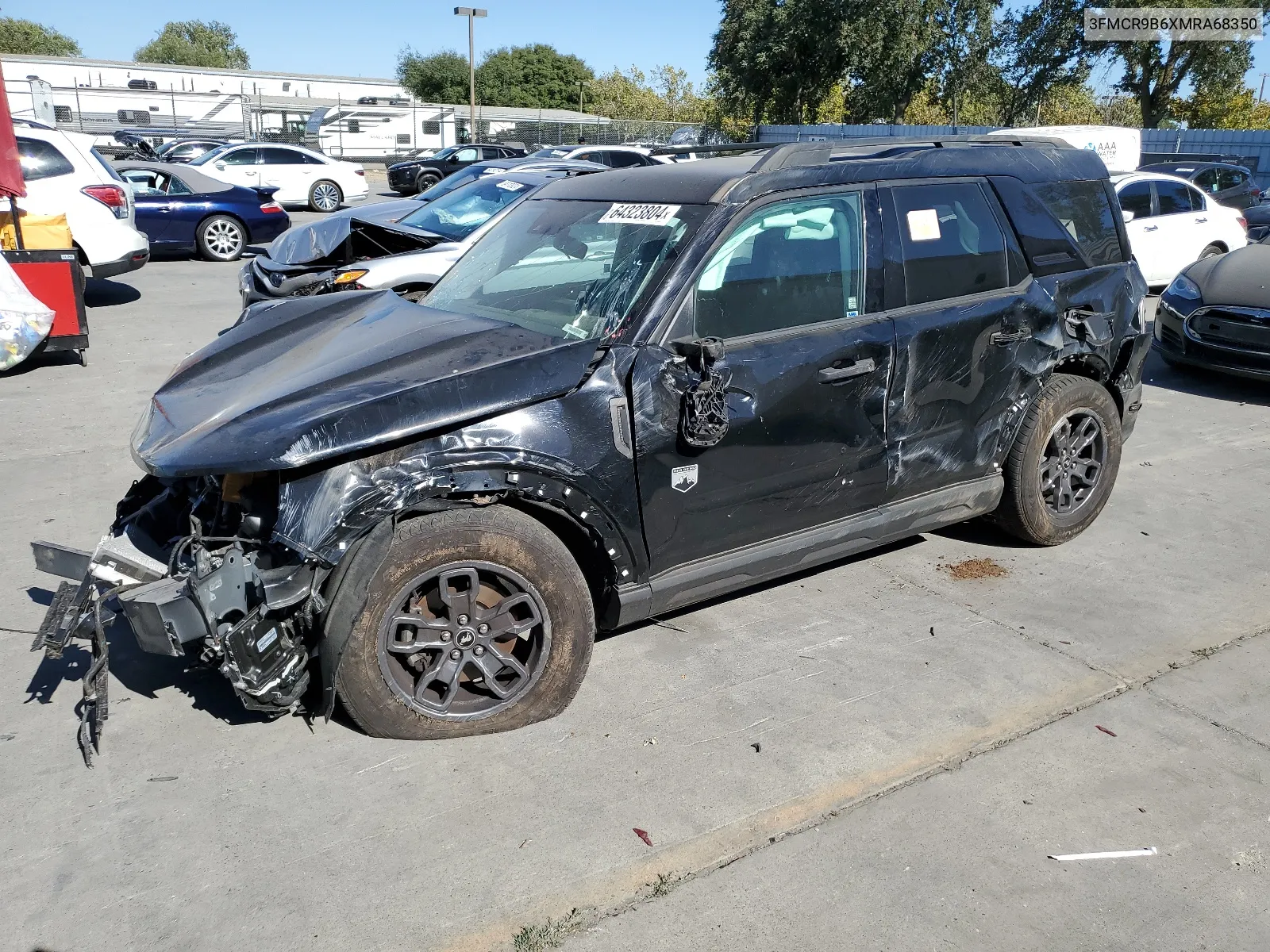 2021 Ford Bronco Sport Big Bend VIN: 3FMCR9B6XMRA68350 Lot: 64323804