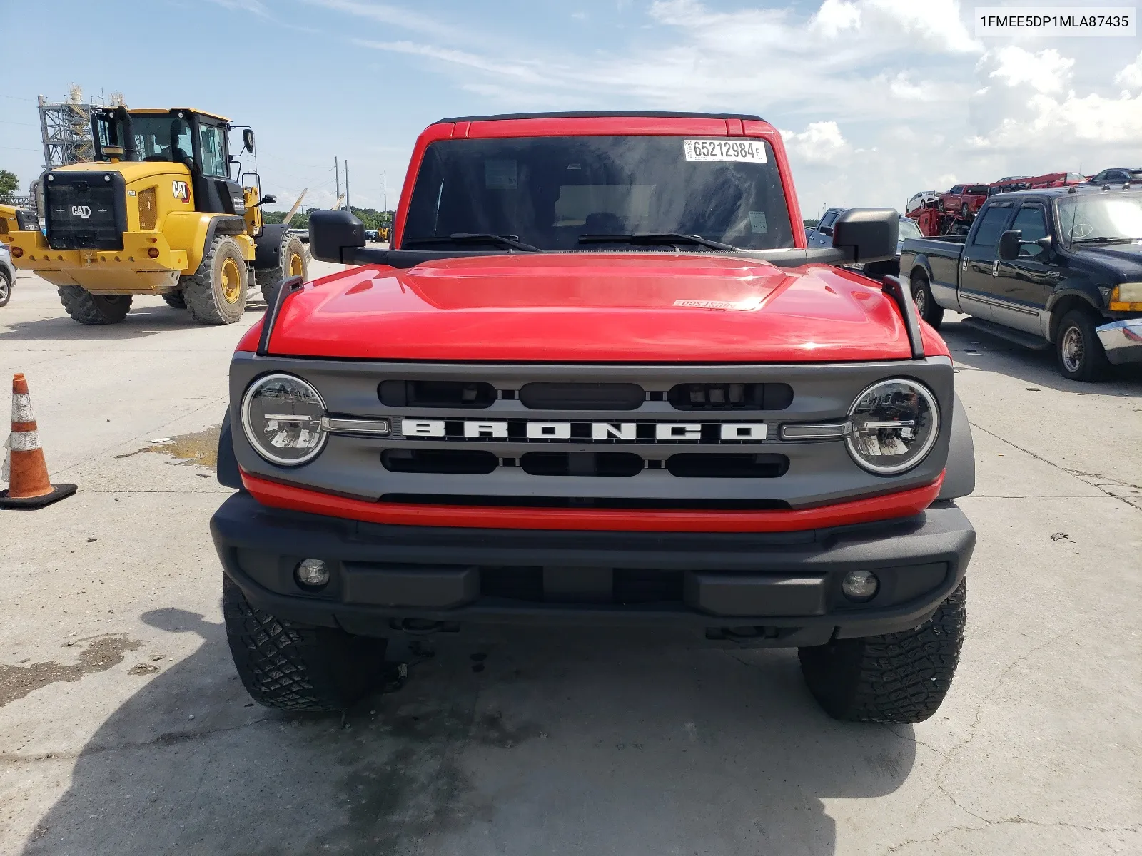 2021 Ford Bronco Base VIN: 1FMEE5DP1MLA87435 Lot: 65212984