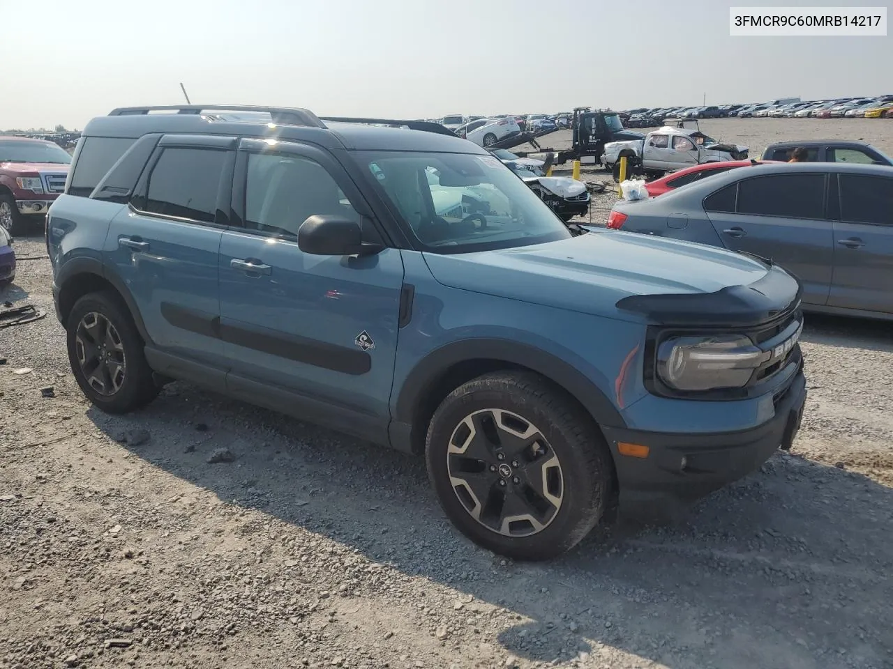 3FMCR9C60MRB14217 2021 Ford Bronco Sport Outer Banks