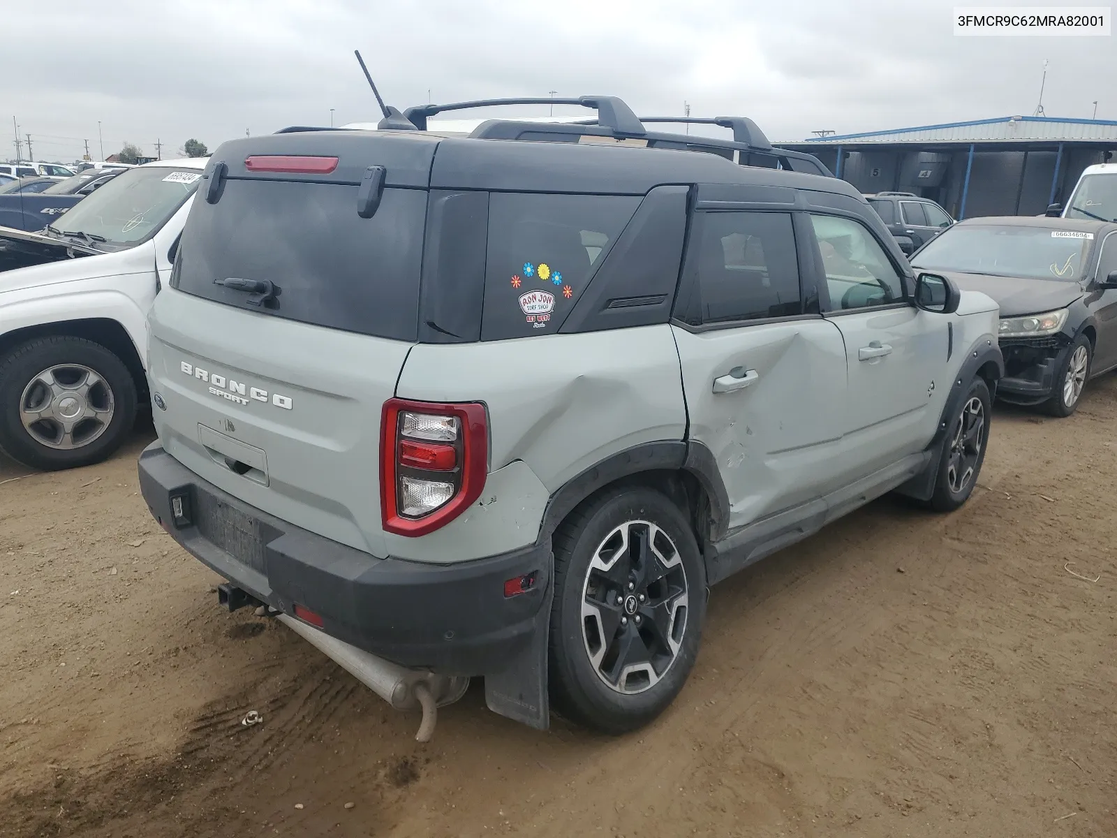 3FMCR9C62MRA82001 2021 Ford Bronco Sport Outer Banks