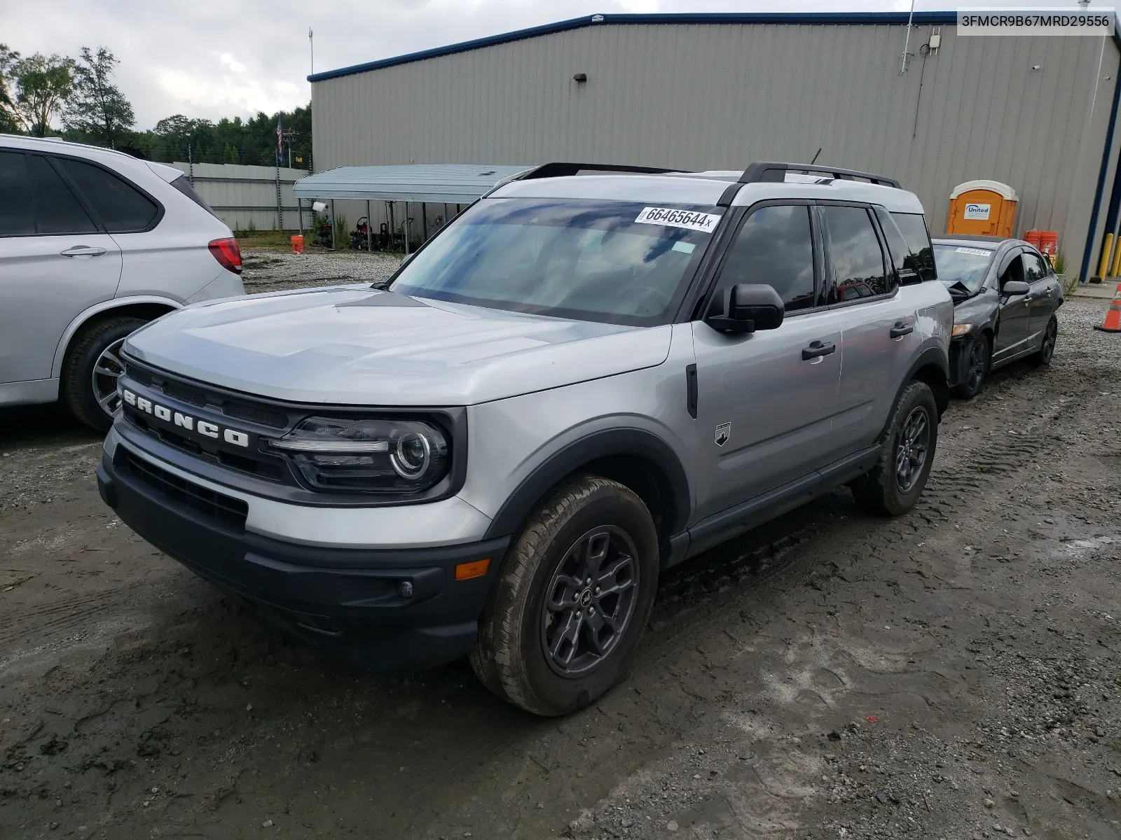 2021 Ford Bronco Sport Big Bend VIN: 3FMCR9B67MRD29556 Lot: 66465644