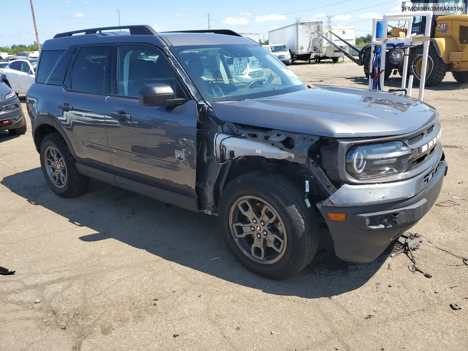 2021 Ford Bronco Sport Big Bend VIN: 3FMCR9B63MRA48196 Lot: 66560004