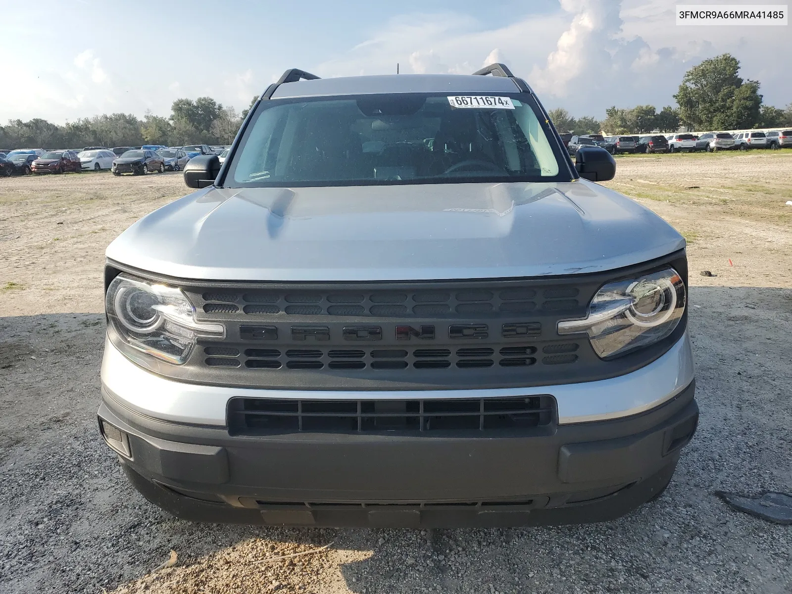 2021 Ford Bronco Sport VIN: 3FMCR9A66MRA41485 Lot: 66711674