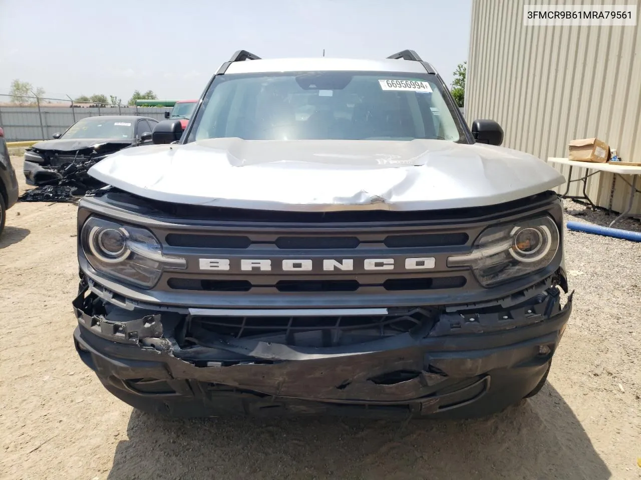 2021 Ford Bronco Sport Big Bend VIN: 3FMCR9B61MRA79561 Lot: 66956994