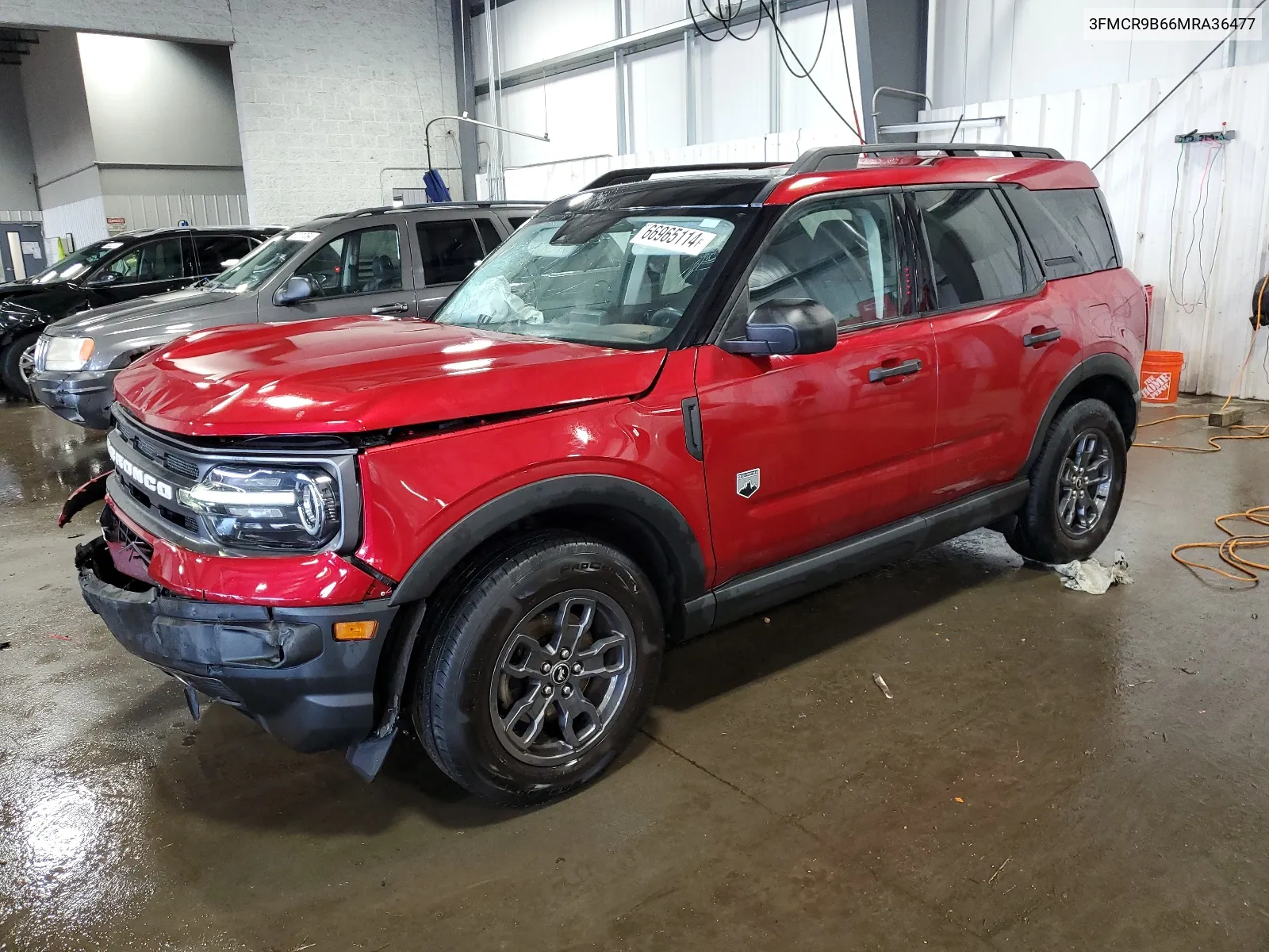 2021 Ford Bronco Sport Big Bend VIN: 3FMCR9B66MRA36477 Lot: 66965114