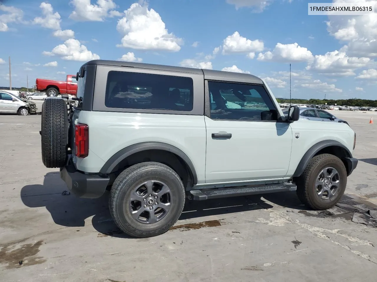 2021 Ford Bronco Base VIN: 1FMDE5AHXMLB06315 Lot: 67380564