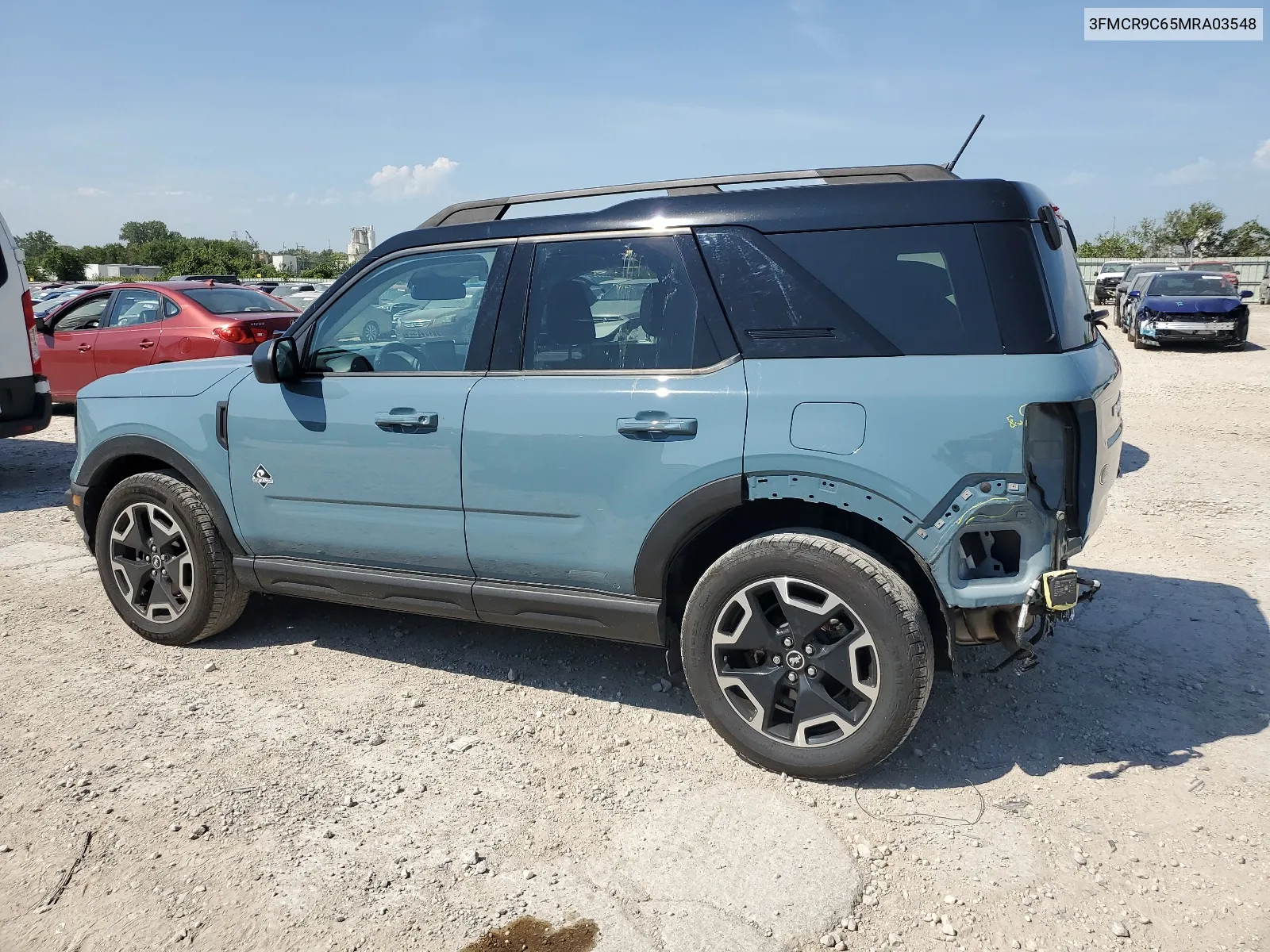 2021 Ford Bronco Sport Outer Banks VIN: 3FMCR9C65MRA03548 Lot: 67902754