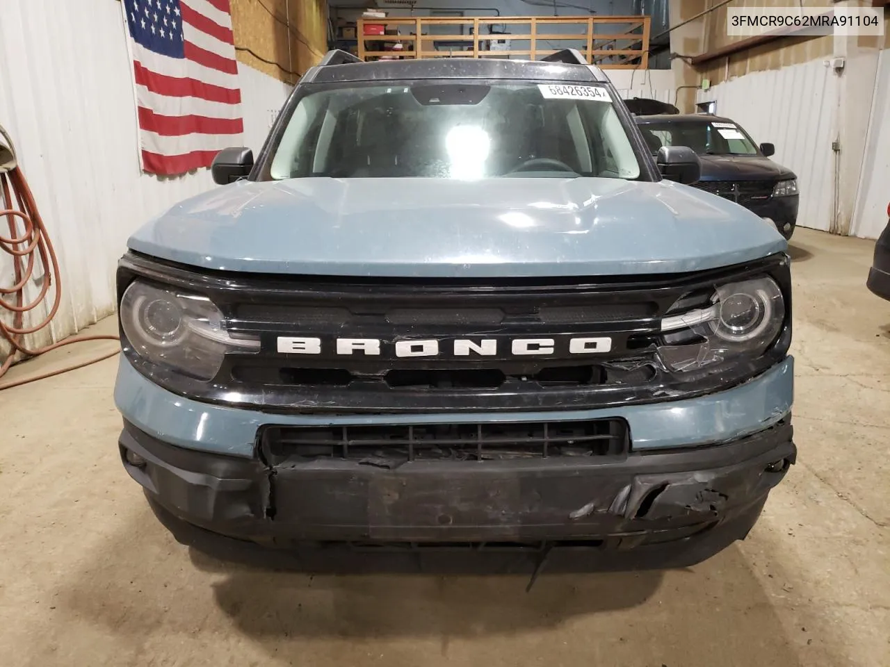 2021 Ford Bronco Sport Outer Banks VIN: 3FMCR9C62MRA91104 Lot: 68426354