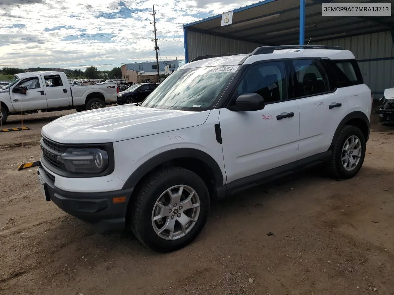 2021 Ford Bronco Sport VIN: 3FMCR9A67MRA13713 Lot: 68585304