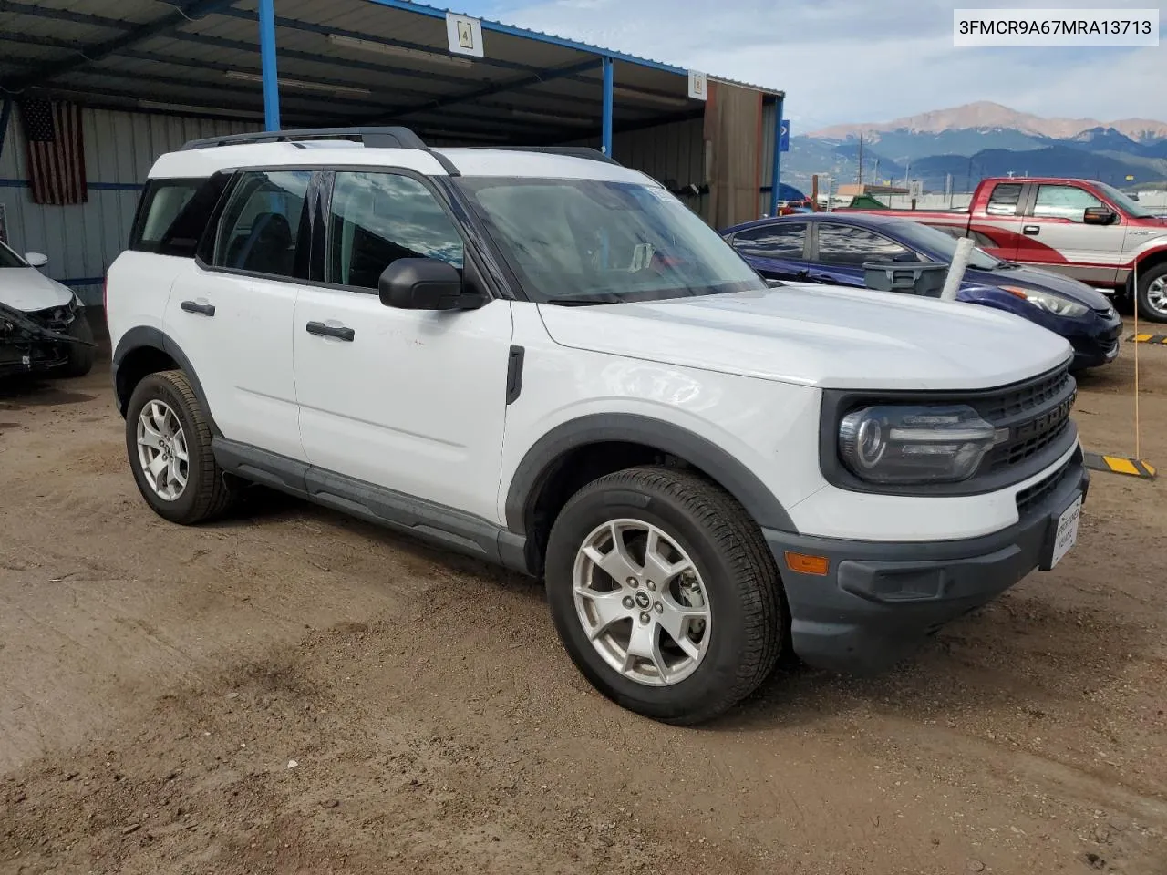 2021 Ford Bronco Sport VIN: 3FMCR9A67MRA13713 Lot: 68585304