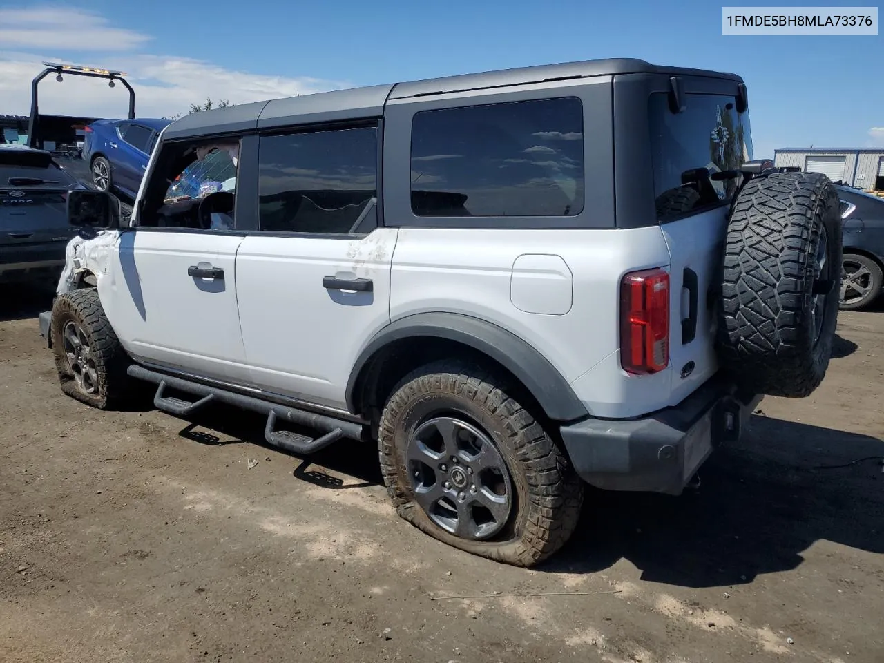 2021 Ford Bronco Base VIN: 1FMDE5BH8MLA73376 Lot: 69226994