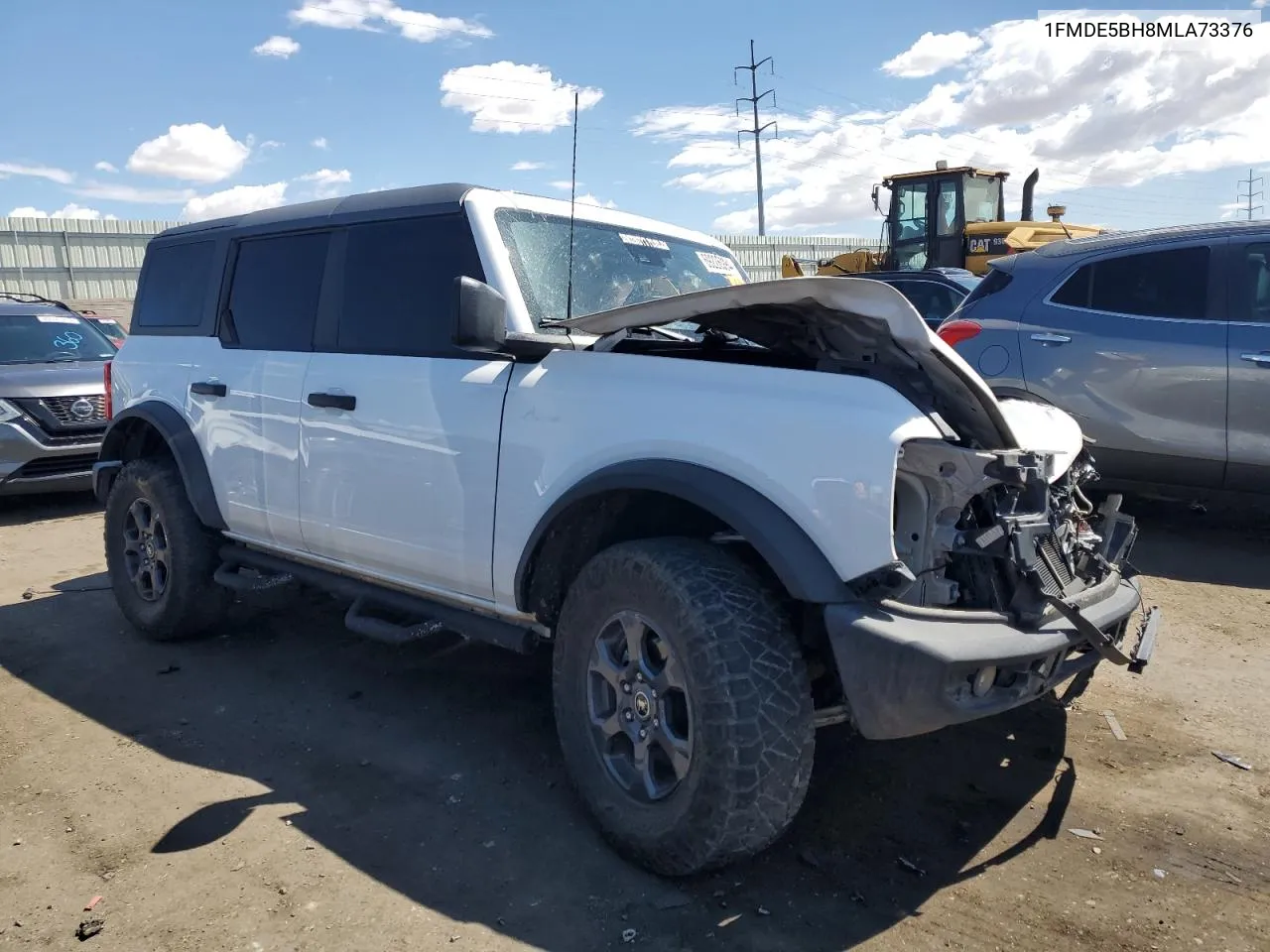 2021 Ford Bronco Base VIN: 1FMDE5BH8MLA73376 Lot: 69226994