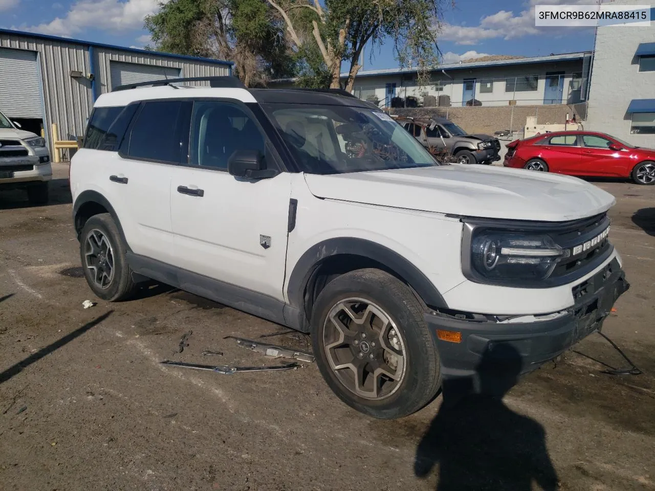 2021 Ford Bronco Sport Big Bend VIN: 3FMCR9B62MRA88415 Lot: 69879104