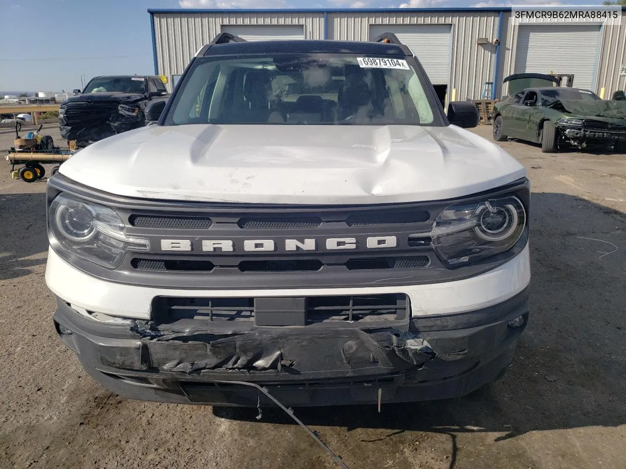 2021 Ford Bronco Sport Big Bend VIN: 3FMCR9B62MRA88415 Lot: 69879104