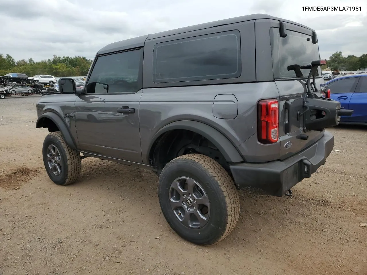 2021 Ford Bronco Base VIN: 1FMDE5AP3MLA71981 Lot: 70194434