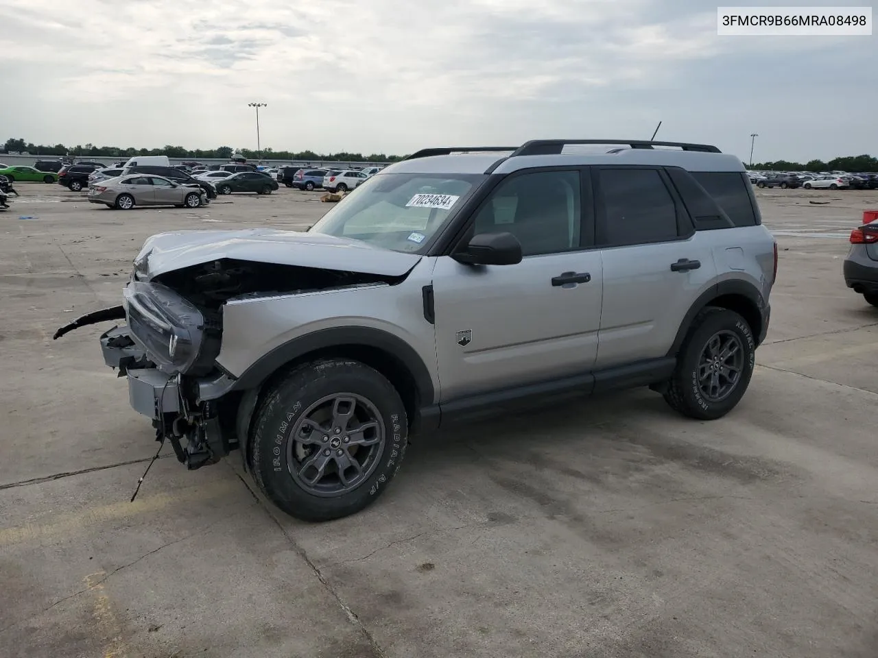 2021 Ford Bronco Sport Big Bend VIN: 3FMCR9B66MRA08498 Lot: 70234634