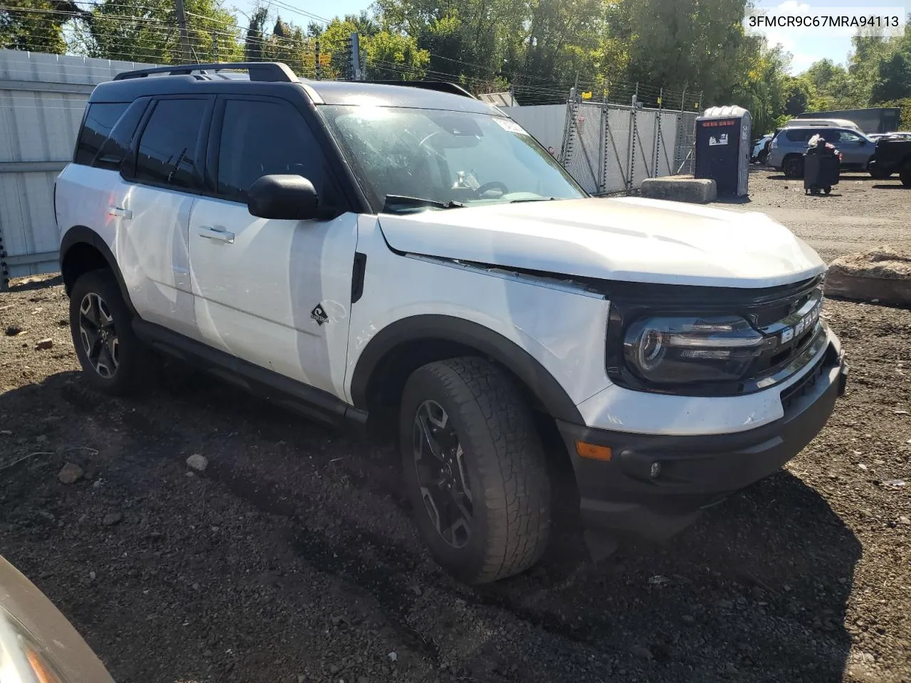 2021 Ford Bronco Sport Outer Banks VIN: 3FMCR9C67MRA94113 Lot: 70433274