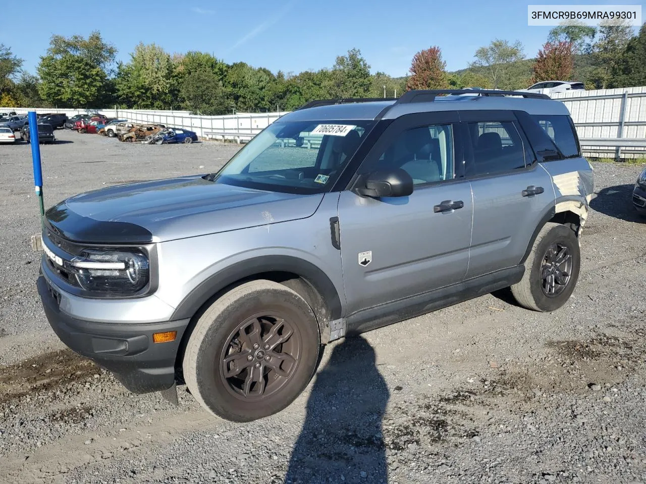 2021 Ford Bronco Sport Big Bend VIN: 3FMCR9B69MRA99301 Lot: 70605784