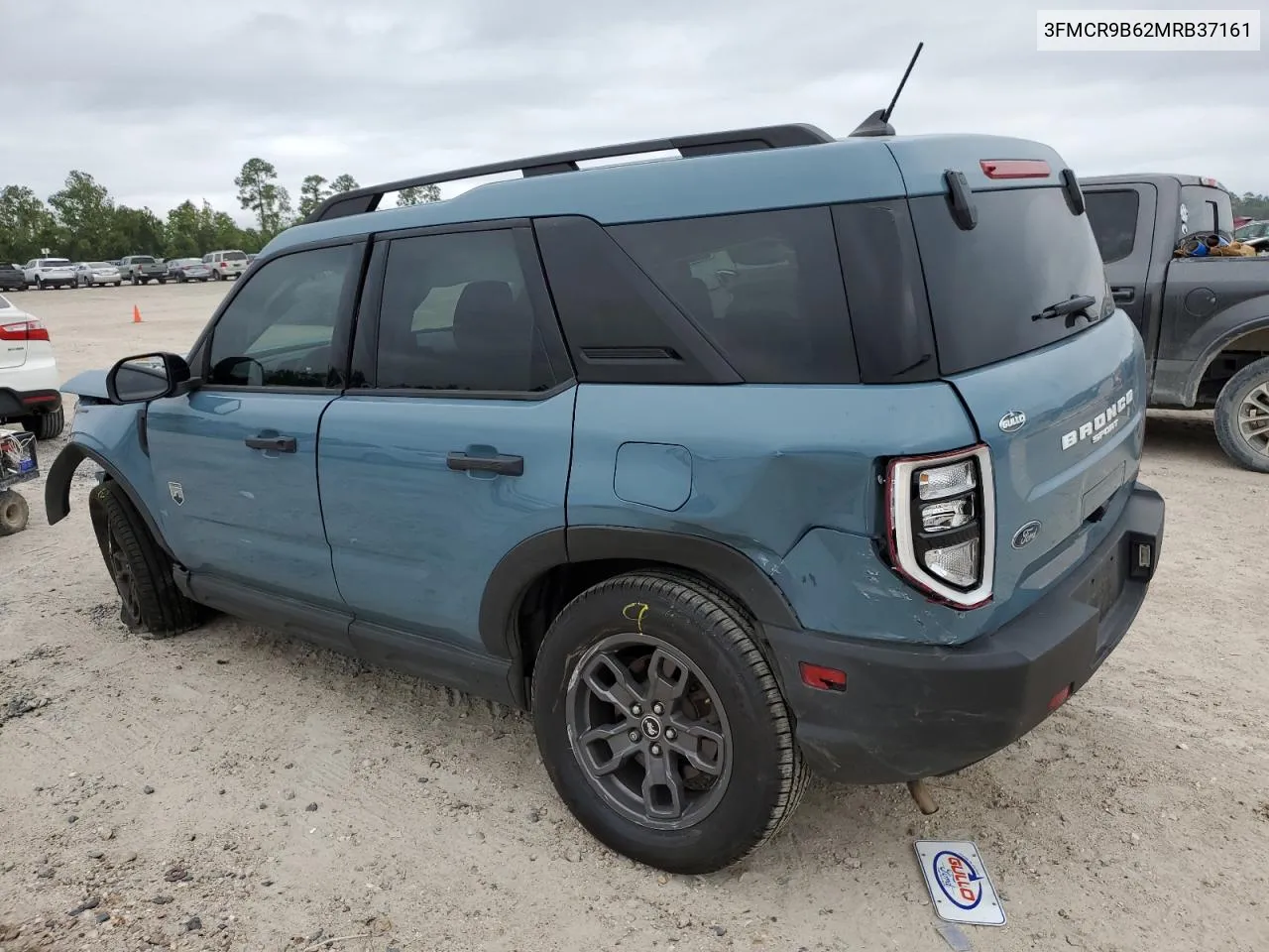 2021 Ford Bronco Sport Big Bend VIN: 3FMCR9B62MRB37161 Lot: 71061714