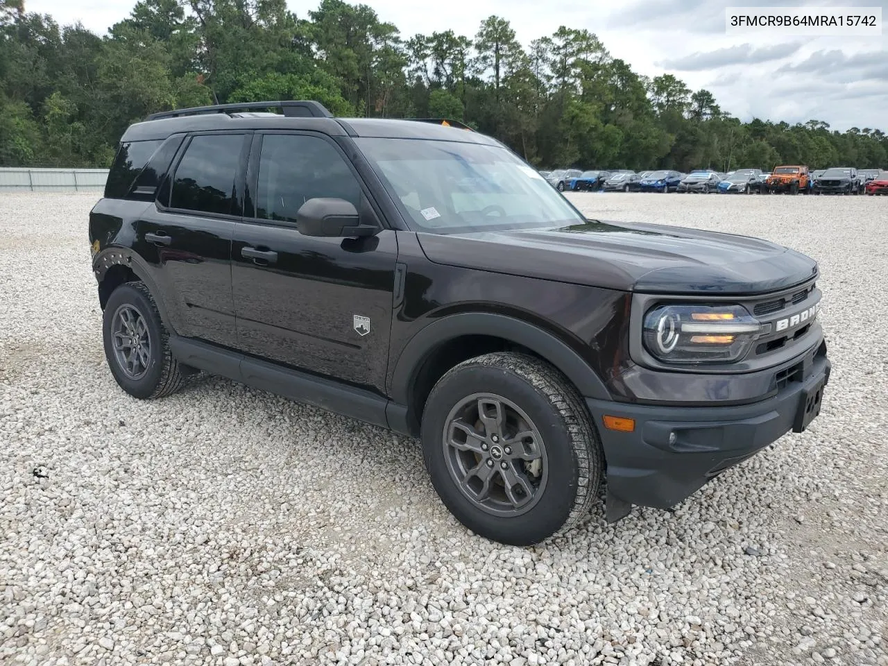 2021 Ford Bronco Sport Big Bend VIN: 3FMCR9B64MRA15742 Lot: 71111784