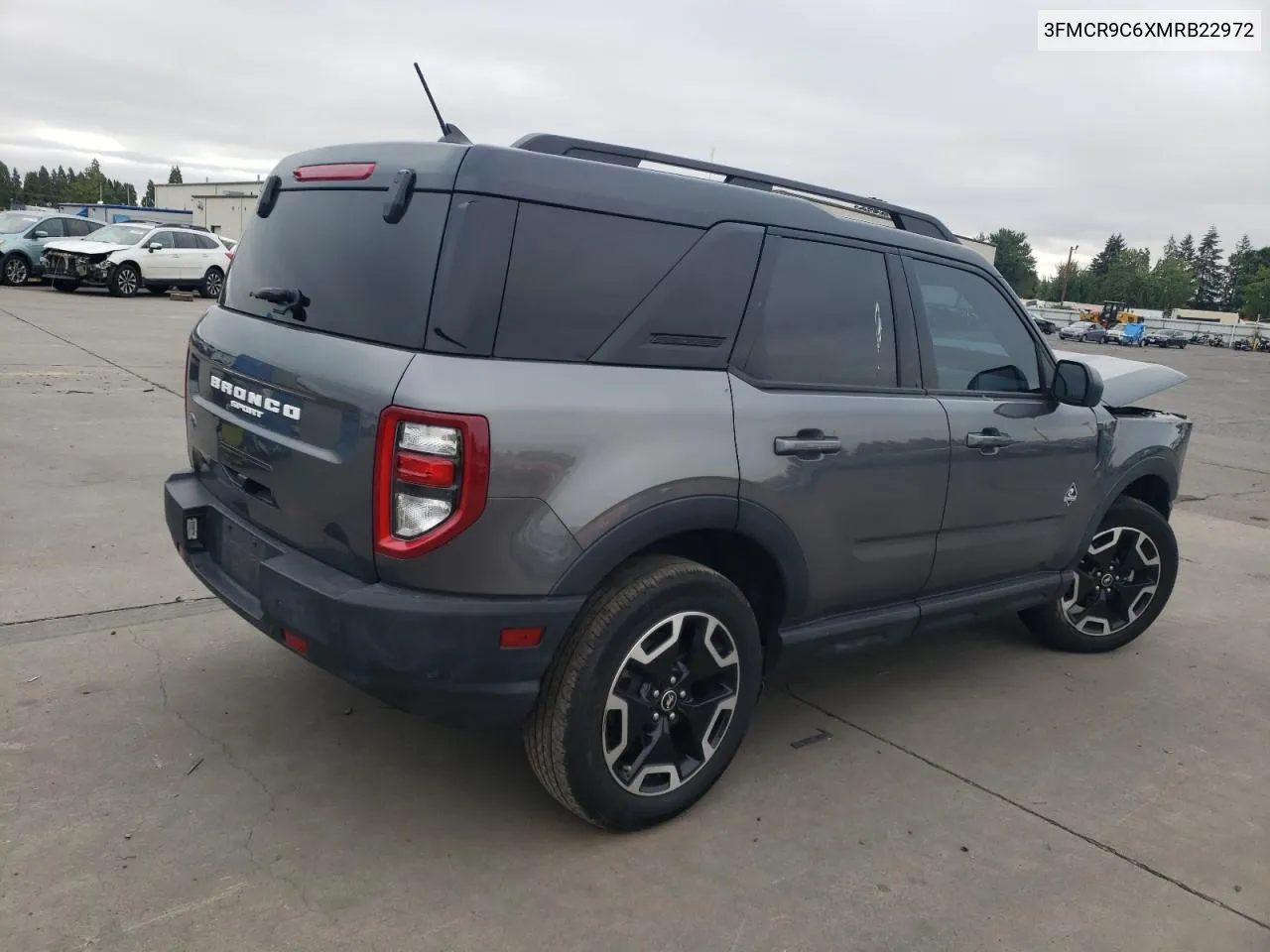 2021 Ford Bronco Sport Outer Banks VIN: 3FMCR9C6XMRB22972 Lot: 71206564